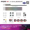 FOR-X X24LED64P APP Kontrollü Ambiyans LED FOR-X X24LED64P APP kontrollü 64 renk araç içi ambiyans LED sistemi