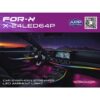FOR-X X24LED64P APP Kontrollü Ambiyans LED FOR-X X24LED64P APP kontrollü 64 renk araç içi ambiyans LED sistemi